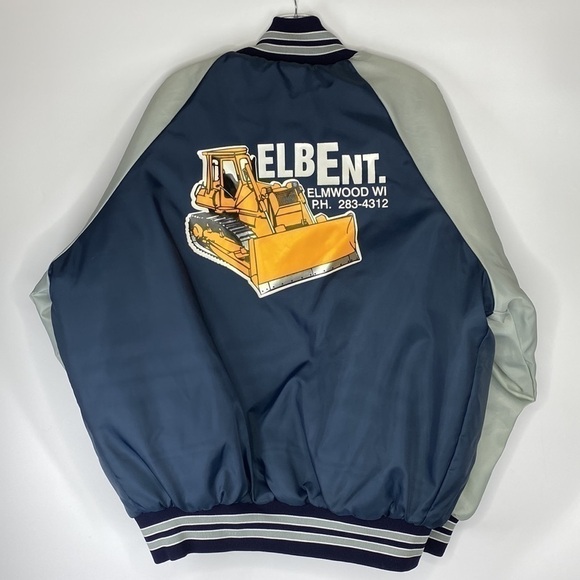 Bridger Jackets ELBENT Bomber Lined Jacket Elmwood, WI Size Large - Picture 1 of 8